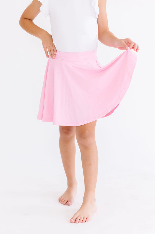 bubblegum-pink-twirl-skort Mila & Rose at Sophia's Style-Bubblegum Pink Twirl Skort-6-12M-Twirl Skort-1