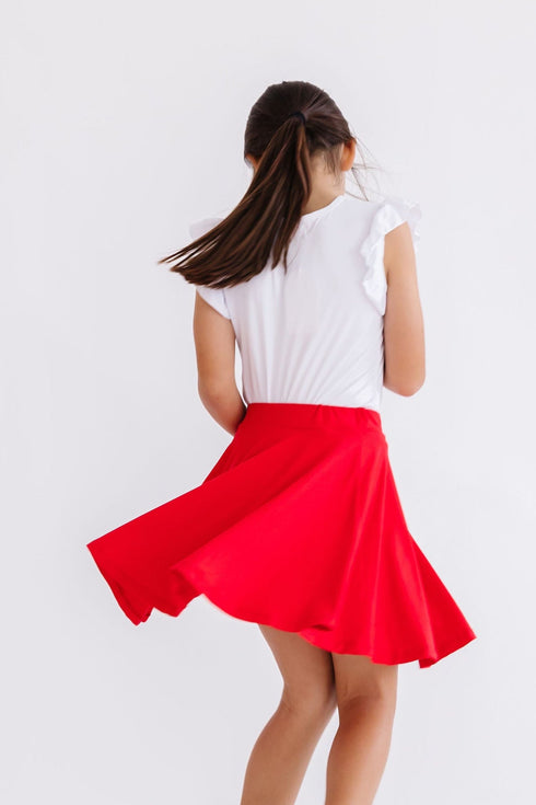 red-twirl-skort Mila & Rose at Sophia's Style--4T--5