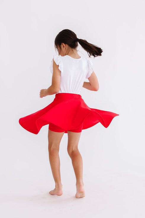 red-twirl-skort Mila & Rose at Sophia's Style--2T--3