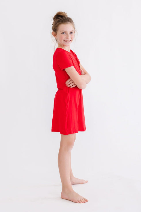 red-t-shirt-dress Mila & Rose at Sophia's Style--12-24M--2