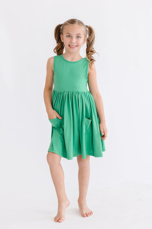 kelly-green-tank-pocket-twirl-dress Mila & Rose - Sophia's Style--2T--3