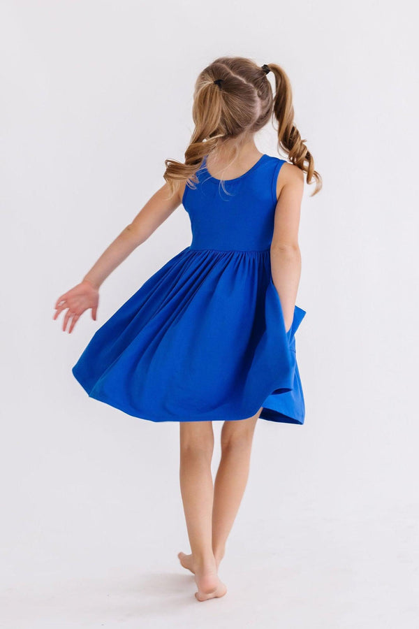 royal-blue-tank-pocket-twirl-dress Mila &  Rose - Sophia's Style-Royal Blue Tank Pocket Twirl Dress-6-12M--1