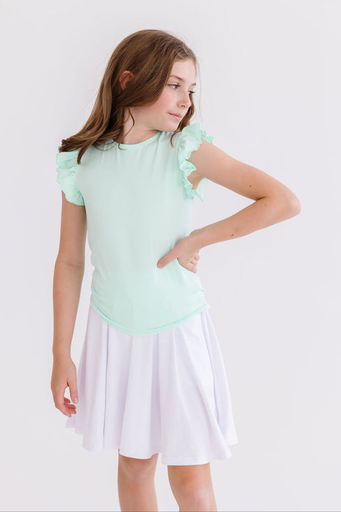pastel-green-s-s-ruffle-tee Mila & Rose at Sophia's Style--12-24M--2