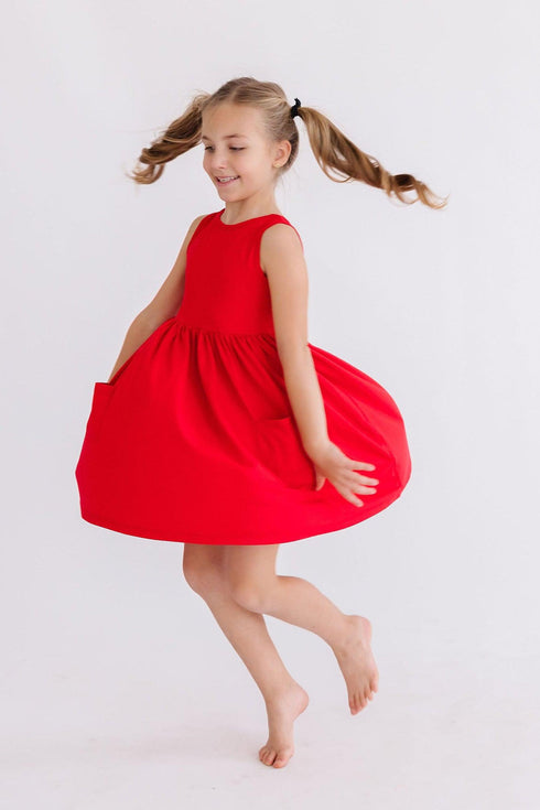 red-tank-pocket-twirl-dress Mila & Rose - Sophia's Style--12-24M--2