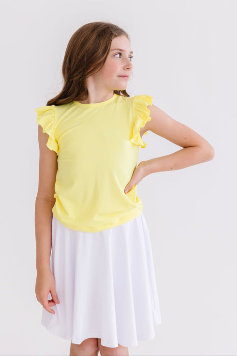 yellow-s-s-ruffle-tee Mila & Rose at Sophia's Style--12-24M--2