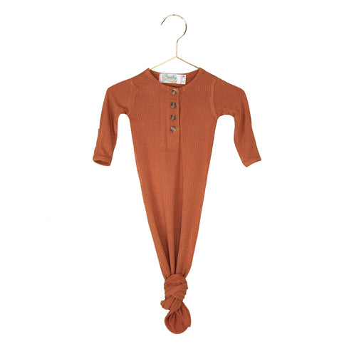 knotted-baby-gown-ribbed-rust Presley Couture at Sophia's Style--2