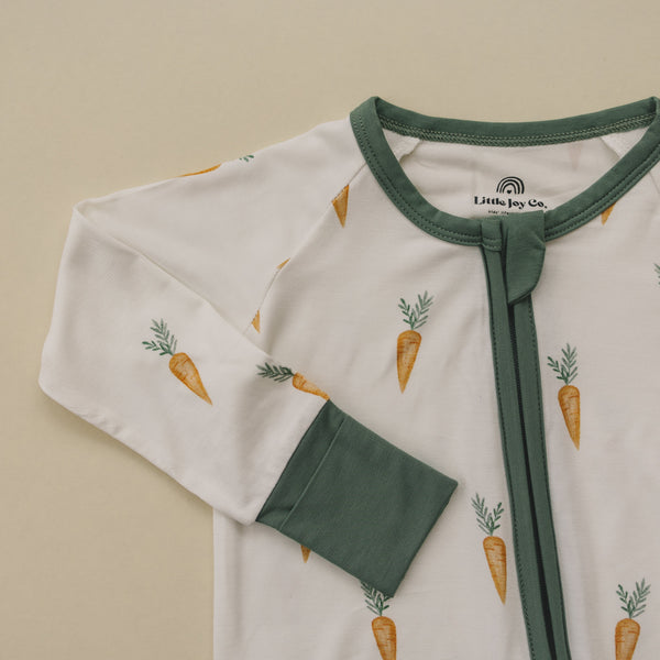 keep-calm-and-carrot-on-bamboo-zippy-romper Little Joy Co - Sophia's Style-1