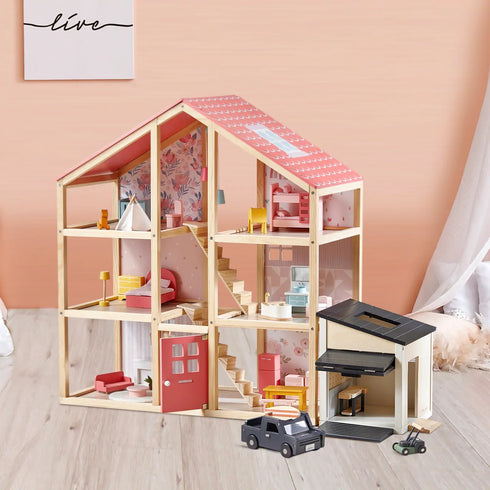 tiny-land®-wooden-dollhouse-garage at Sophia's Style-11