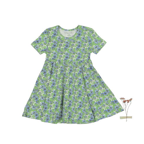 the-printed-short-sleeve-dress-pansy-sophias-styleShort Sleeve Dress-1