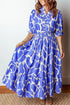 abstract-print-smocked-waist-puff-half-sleeve-dress-OhSoStyled-Sophia's-Style-1