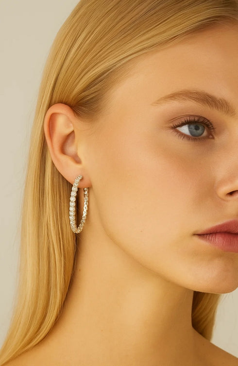 crystal-hoop-earrings-Sophia's Style-2