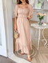 square-neck-puff-sleeve-ruffle-trim-maxi-dress-OhSoStyled-Sophia's-Style-4