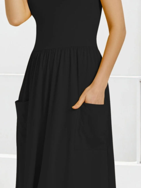 scoop-neck-midi-dress-with-pockets OhSoStyled - Sophia's Style in Black-9
