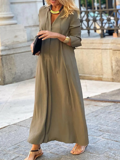 full-size-solid-color-maxi-shirt-dress-plus-size-OhSoStyled-Sophia's-Style-10