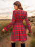 plaid-v-neck-tie-front-mini-dress-Sophia's Style-6