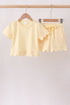 Lemon Scalloped Short Set