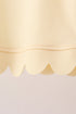Lemon Scalloped Short Set