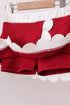 Burgundy Performance Scalloped Skorts Set