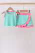 Mint Performance Scalloped Skorts Set