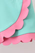 Mint Performance Scalloped Skorts Set
