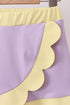 Lavender Performance Scalloped Skorts Set