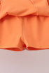 Orange Performance Scalloped Skorts Set