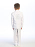 Boys White MARIA Embroidered Christening Baptism Suit 2T-12