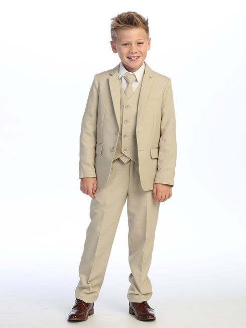 Tip Top Kids Little Boys Ink Blue Slim Fit Chaqueta Chaleco Pantalones Traje 2T-7