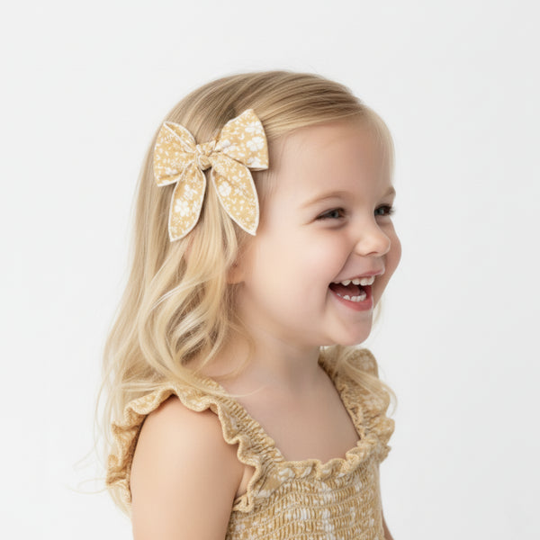 organic-hair-bow-clip-yellow-blossom-makemake-organics-sophias-styleBow Clip-1