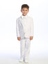 Boys White CROSS Embroidered Jacket Christening Baptism Suit 2T-12