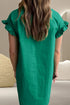 collared-neck-flounce-sleeve-dress-Sophia's Style-3