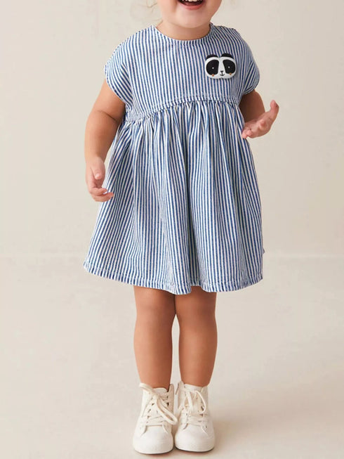 childrens-striped-panda-applique-casual-dress-ohso-kids-sophias-style-2