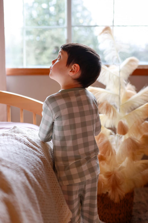 sage-gingham-2pc-bamboo-pajama-set Little Joy Co - Sophia's Style-5