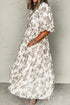 printed-button-front-puff-sleeve-dress OhSoStyled - Sophia's Style in White-4