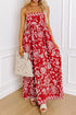floral-printed-spaghetti-strap-empire-waist-maxi-dress-Sophia's Style-1