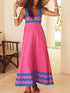 contrast-trim-square-neck-maxi-cami-dress OhSoStyled - Sophia's Style in Pink/Red-26