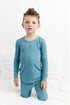 pacific-blue-ribbed-long-sleeve-pjs Big Dreams Little Jammie Session Sophia's Style-5