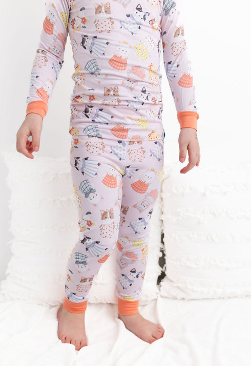 whiskers-pink-long-sleeve-pjs Big Dreams Little Jammie Session Sophia's Style-2