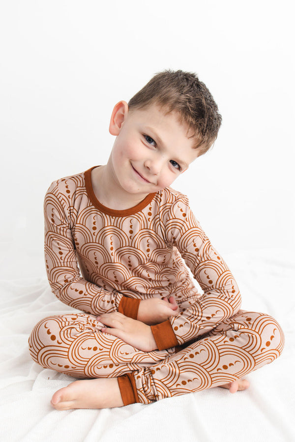 copper-crescents-long-sleeve-pjs Big Dreams Little Jammie Session Sophia's Style-1