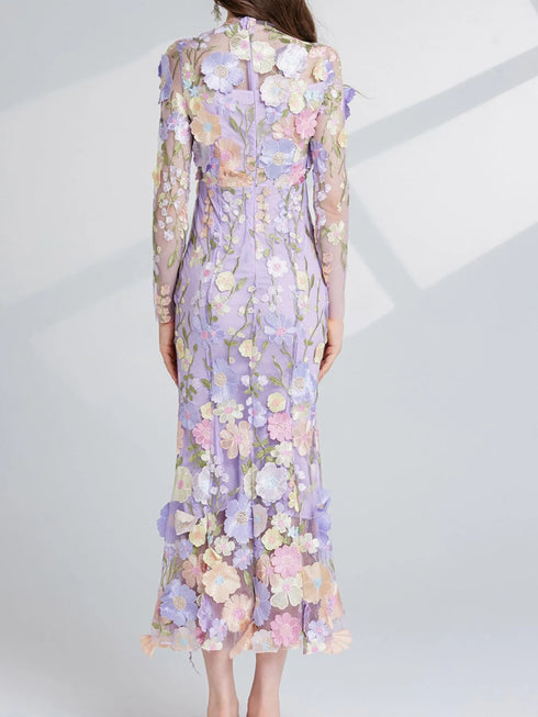 floral-embroidered-mesh-long-sleeve-midi-dress-OhSoStyled-Sophia's-Style-12