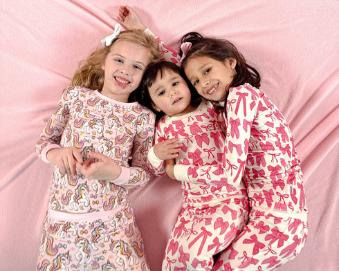 hot-pink-bow-two-piece-pajama-set Boosh Baby - Sophia's Style-7