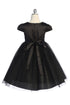 Big Girls Cap Sleeve Satin Tulle Plus Size Dress, Sizes 16.5-20.5