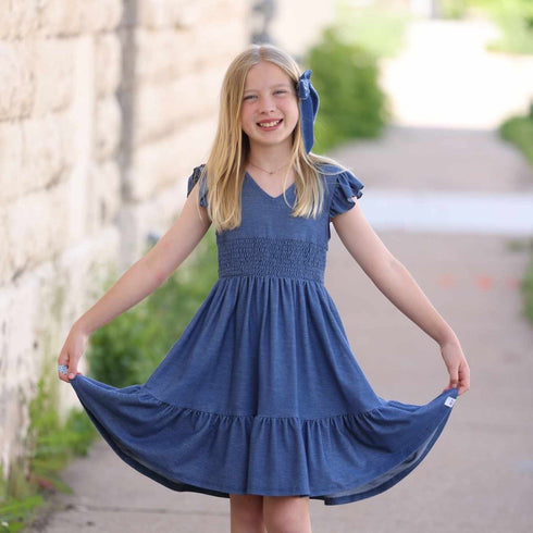 ryken-denim-knit-twirl-Makena Lane at Sophia's Style-1