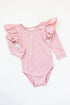 vintage-pink-l-s-flutter-sleeve-leotard Mila & Rose - Sophia's Style-Vintage Pink L/S Flutter Sleeve Leotard-6-12M--1