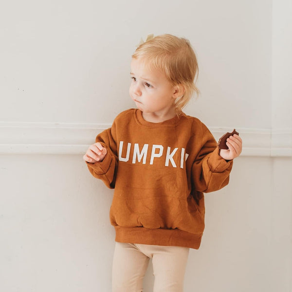 pumpkin-crewneck-sweatshirt-Little Joy Co. at Sophia's Style-1