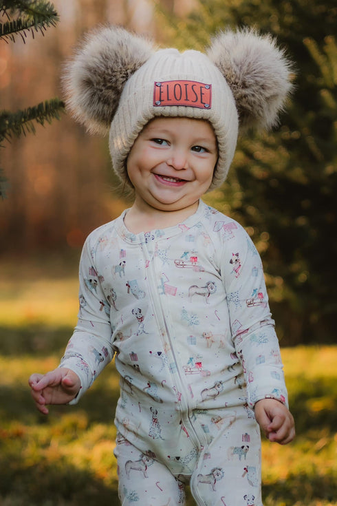 santa-paws-bamboo-zippy-romper Little Joy Co - Sophia's Style-4