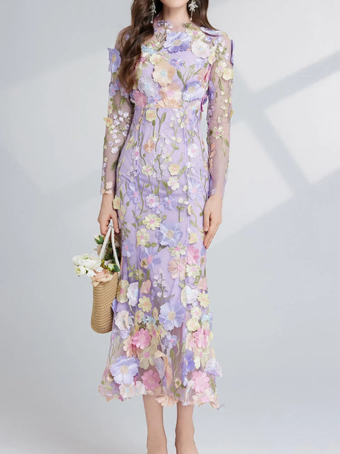 floral-embroidered-mesh-long-sleeve-midi-dress-OhSoStyled-Sophia's-Style-11