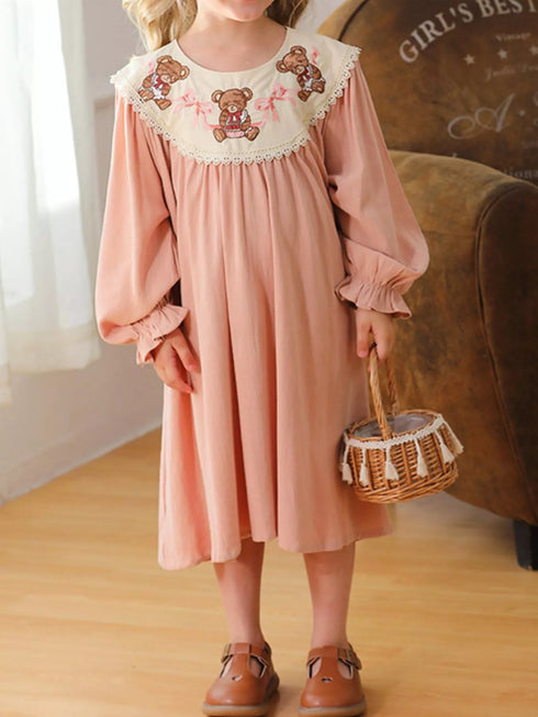 childrens-teddy-bear-embroidered-collar-long-sleeve-dress-ohso-kids-sophias-style-4