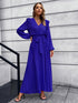 pleated-surplice-tie-waist-maxi-dress Sophia's Trends - Sophia's Style--