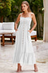 smocked-spaghetti-strap-ruffle-hem-dress Sophia's Trends - Sophia's Style-White-XL